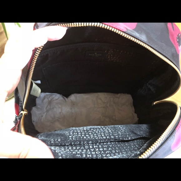 Kate Spade Black Wilson road poppy Bradleybagpack - Picture 6 of 8